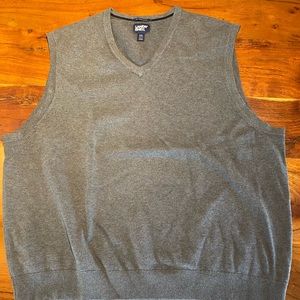 Land’s End men’s sweater vest grey size 2XL